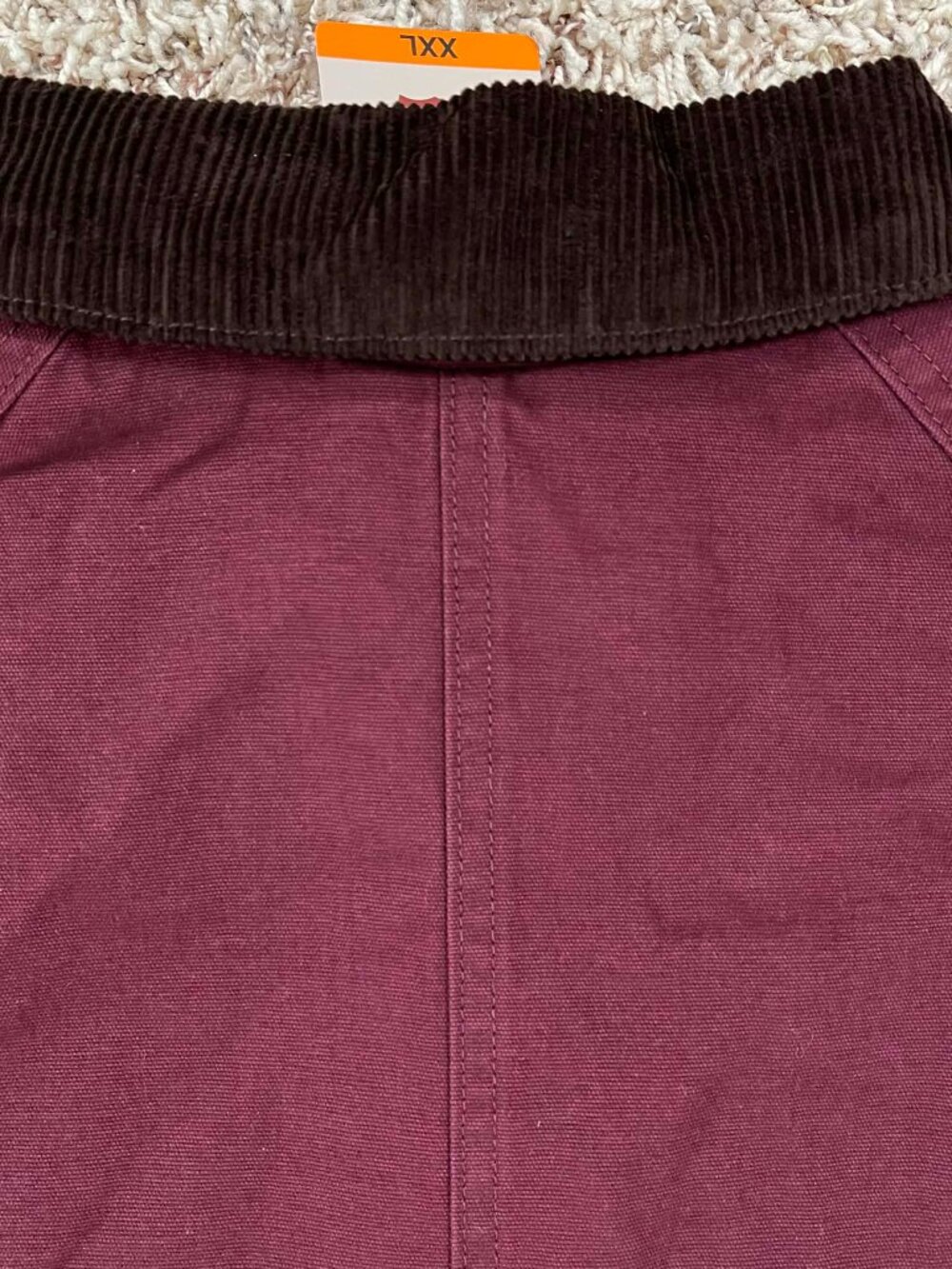 Levi's Women's Shorty Barn Canvas Jacket Dark Red, Size XL (New) - Picture 13 of 16